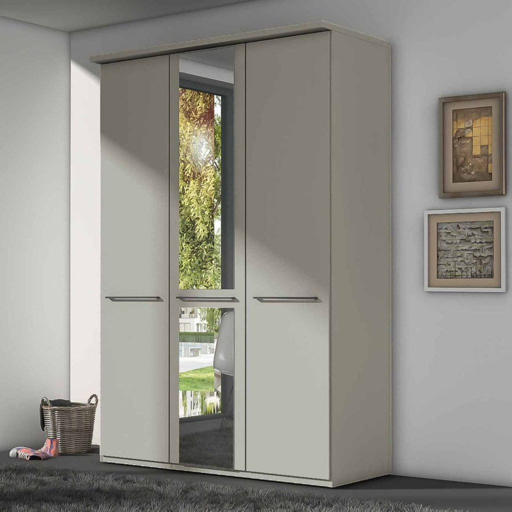 Oakwood Wiemann Cairns Pebble Grey Hinged Door Wardrobe With Cornice