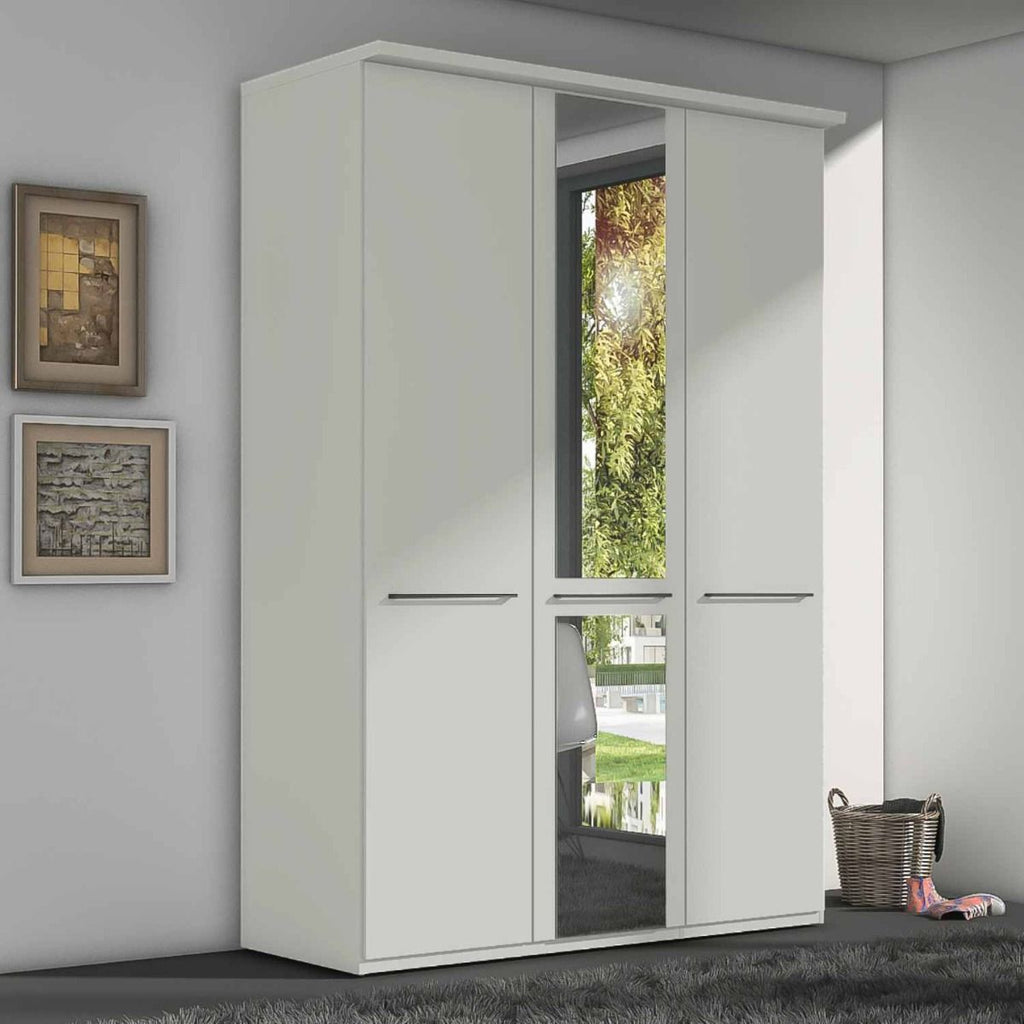Oakwood Wiemann Cairns White Hinged Door Wardrobe With Cornice