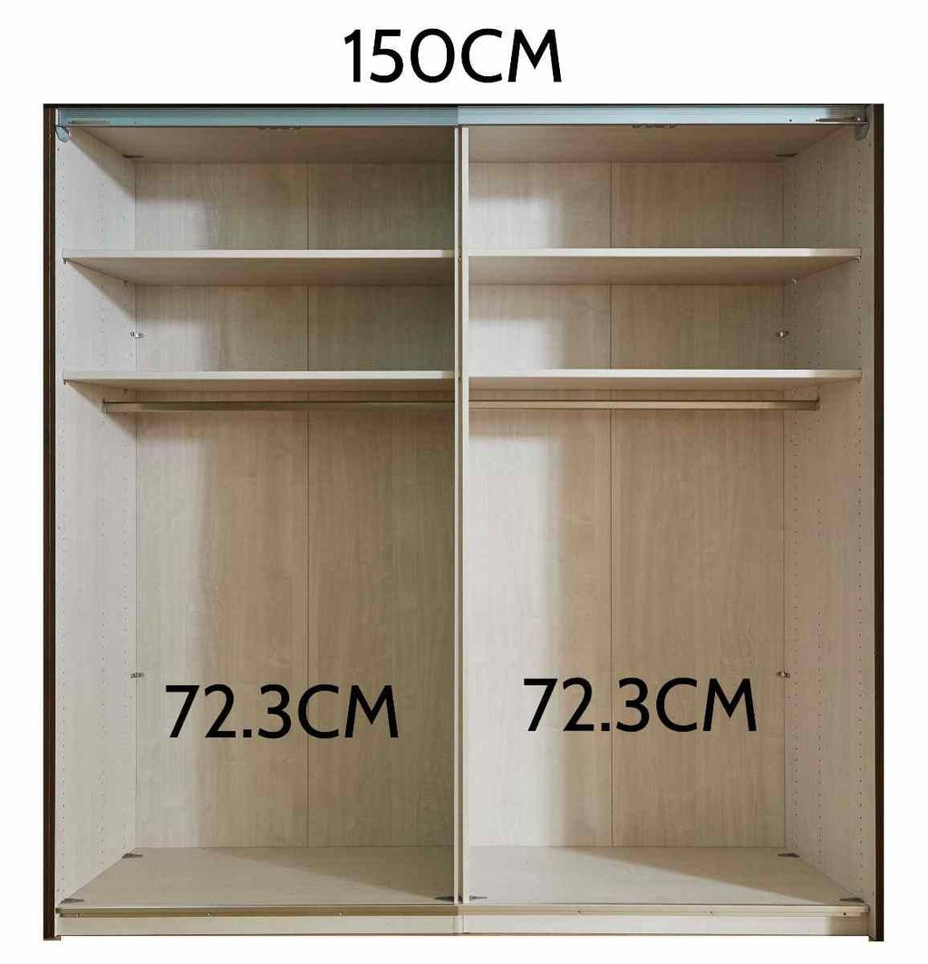 Oakwood Wiemann Miami2 - 2 Door sliding wardrobe