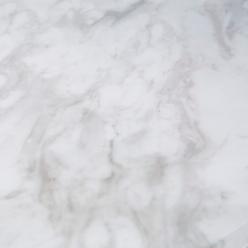 Oakwood Liyana 1.4M White Marble Top Dining Table